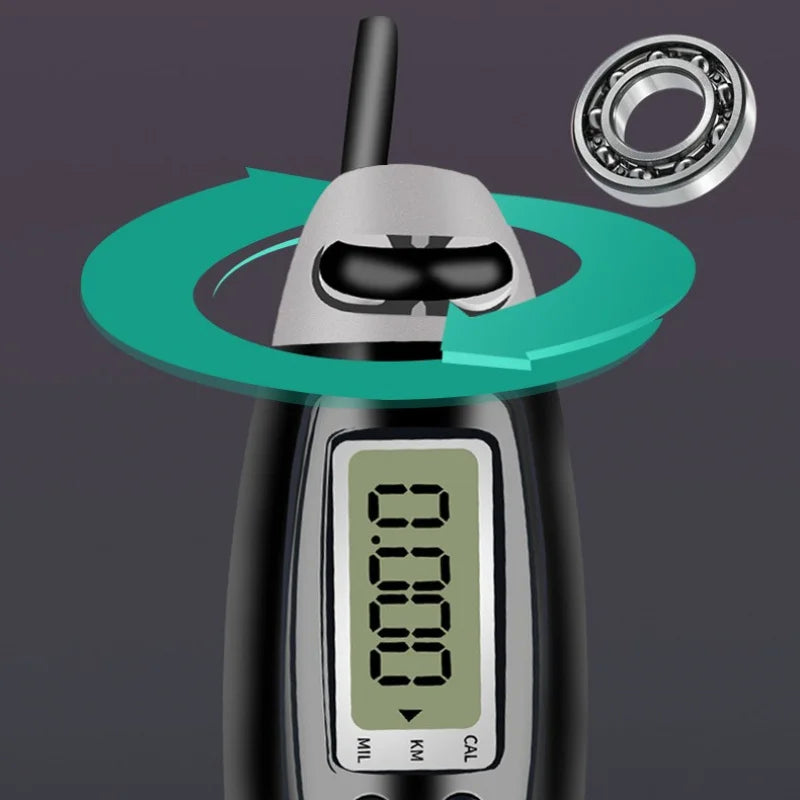 Electronic Counting Rope Skipping Speed Steel Wire Cordless Dual-Use Smart Aerobic for Primary and Secondary School Students