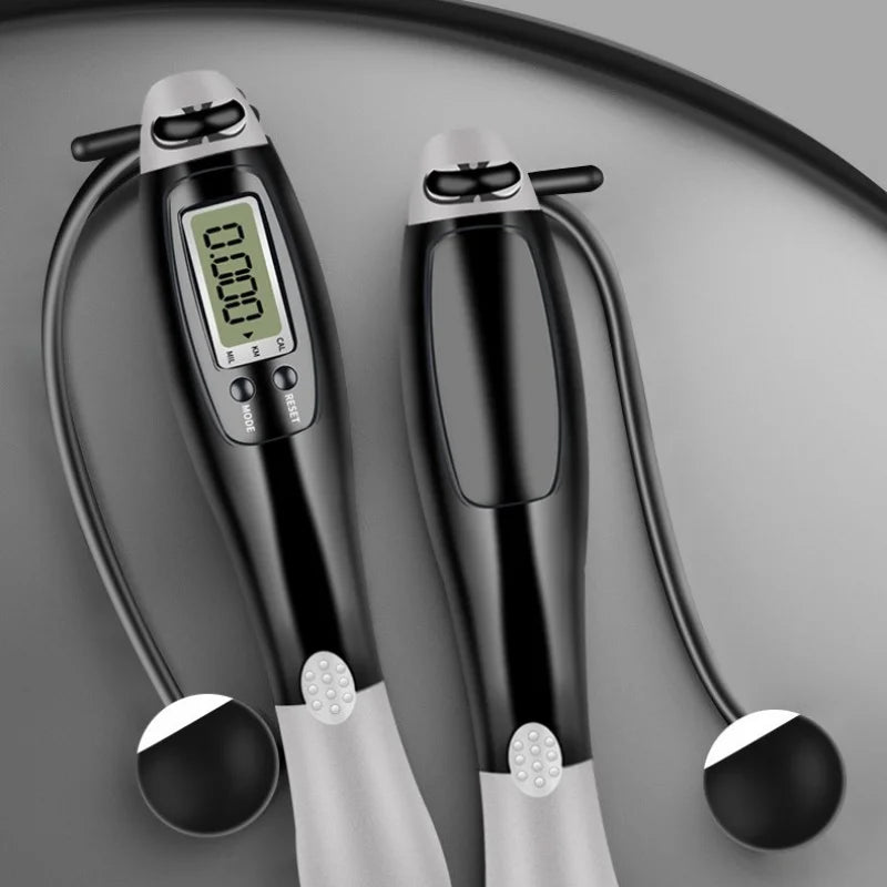 Electronic Counting Rope Skipping Speed Steel Wire Cordless Dual-Use Smart Aerobic for Primary and Secondary School Students