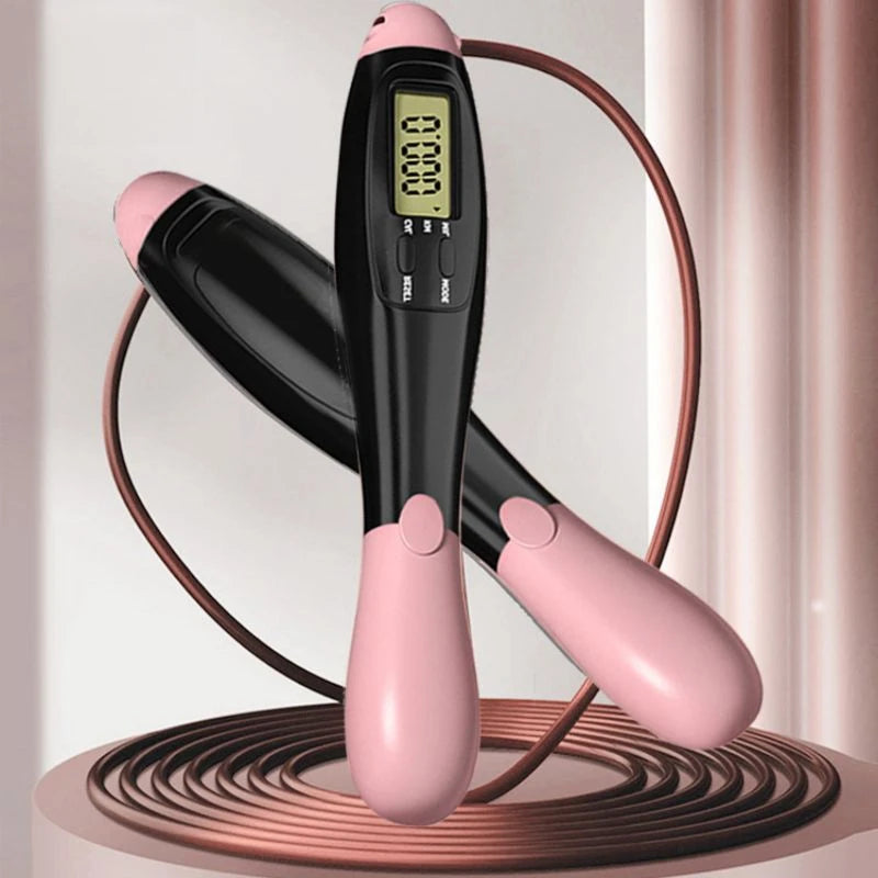 Electronic Counting Rope Skipping Speed Steel Wire Cordless Dual-Use Smart Aerobic for Primary and Secondary School Students