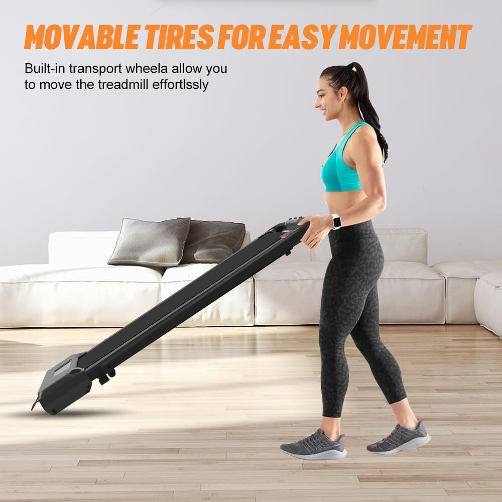 3 in 1 Walking Pad Treadmill Electric Underdesk Smart Running Machine & Holder